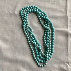 Turquoise beaded necklace